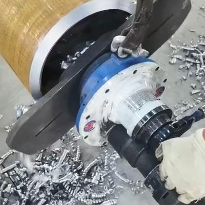 Light Weight Electric Pipe Beveling Machine Interl Mounted Tube Chamfering Tool 15mm