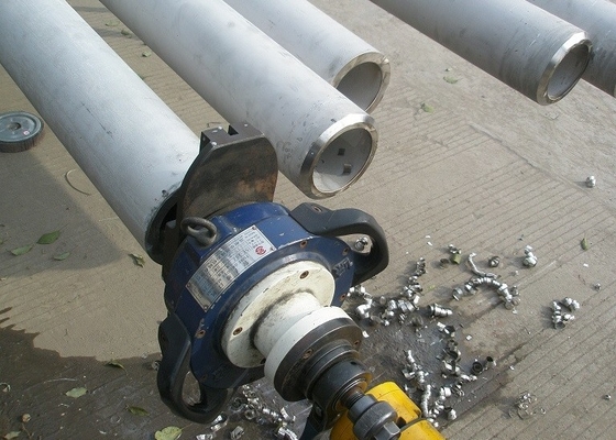 Tube End Stainless Steel Pipe Beveler Portable Chamfering 240mm For Chemical