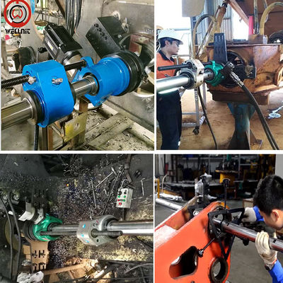 Línea portátil máquina de pulir del CNC de Hydrauli del agujero interno aburrido de la soldadora