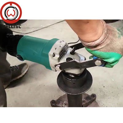 Máquina que bisela eléctrica inoxidable de acero multifuncional portátil de la placa de acero de la esquina redonda de carbono del tubo y mach que muele