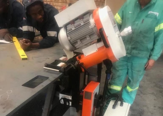 Fresadora del borde automático inmóvil de la placa para el recipiente del reactor